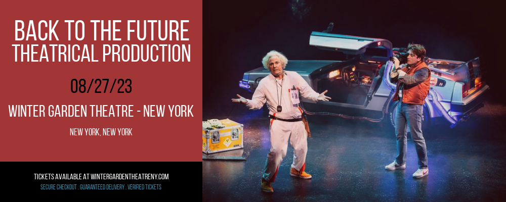 Back to the Future on Broadway Tickets, New York